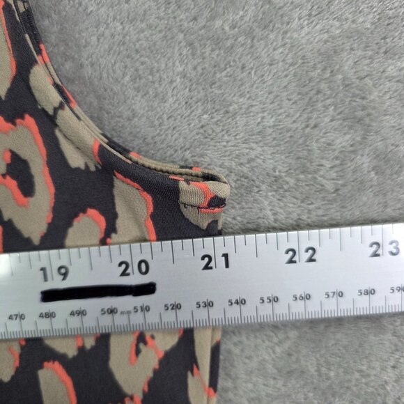 Womens Apt 9 Leopard Print Sleeveless Dress Polyester Blend Stetch Size XL - Picture 6 of 8